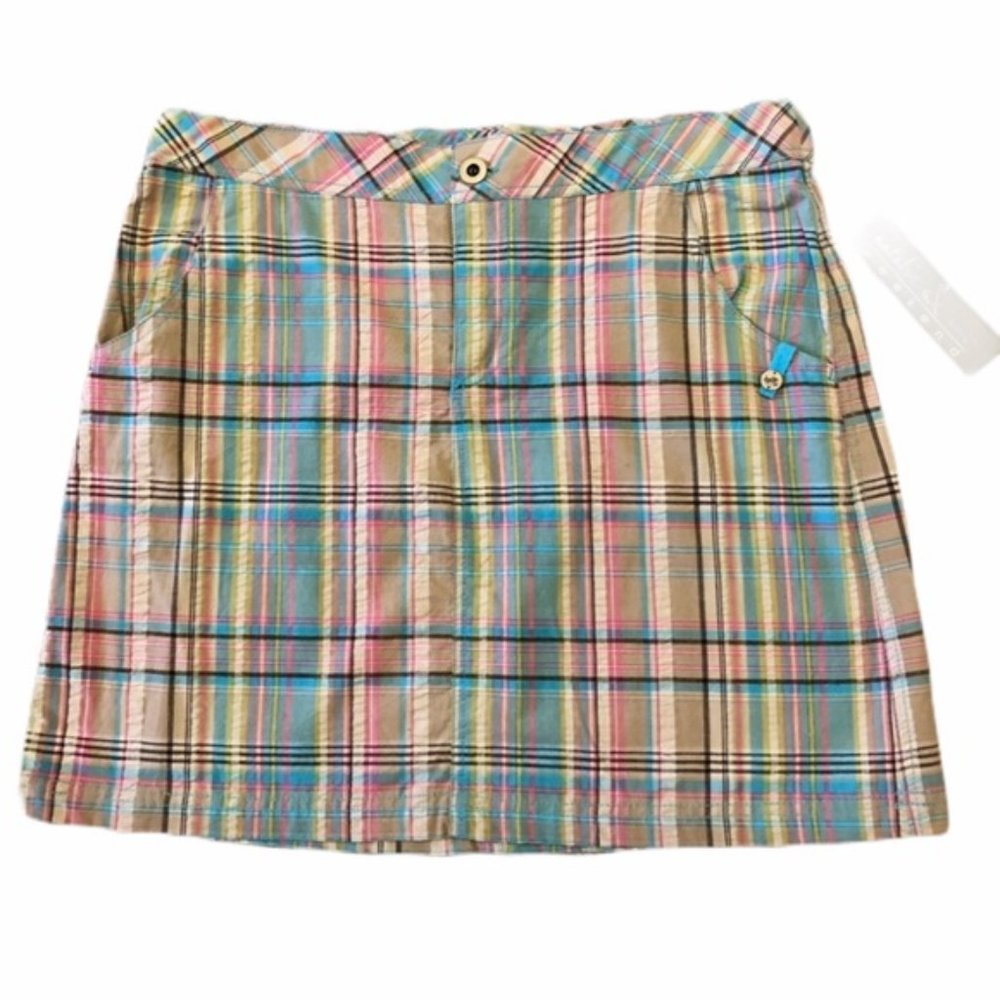 New Natalie & Me Plaid Skirt